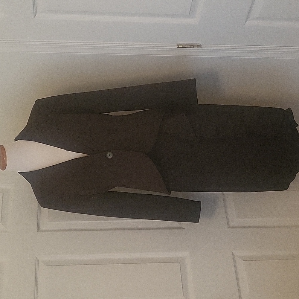 ISABELLA CHOCOLATE BROWN SKIRT SUIT SET - SIZE 8 - EXCELLENT CONDITION
